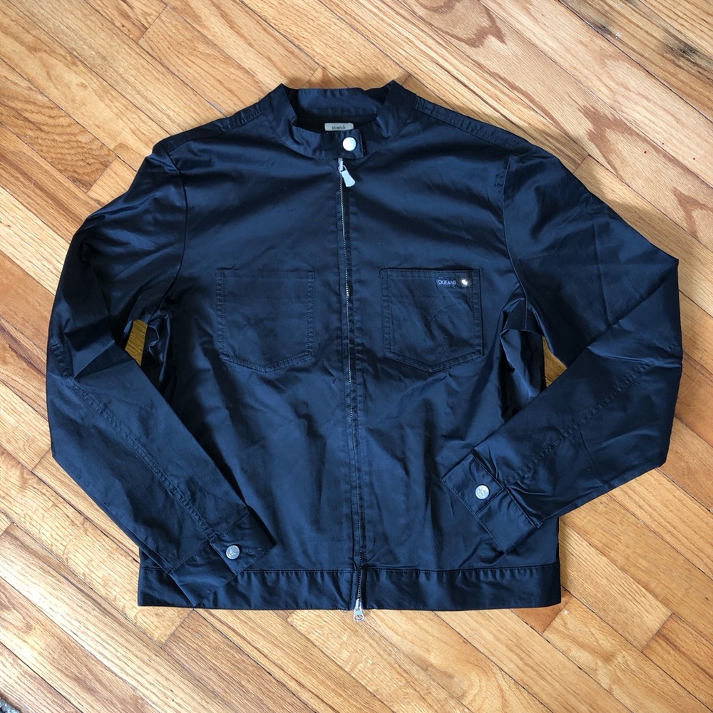 CK Jeans Black Jacket Size M